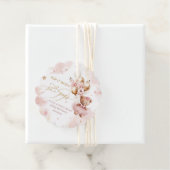 テディベアーバルーンバーリーウェイガールベイビーシャワー フェイバータグ (インサイチュ)