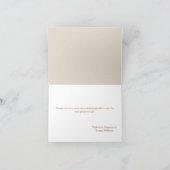 テディベアーバルーンバーリーウェイニュートラルベビーシャワー サンキューカード (内部)