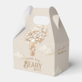 テディベアーバルーンバーリーウェイニュートラルベビーシャワー フェイバーボックス (裏面サイド)