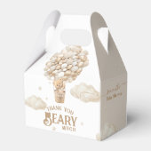 テディベアーバルーンバーリーウェイニュートラルベビーシャワー フェイバーボックス (裏面サイド)