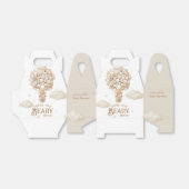 テディベアーバルーンバーリーウェイニュートラルベビーシャワー フェイバーボックス (折り畳みなし)