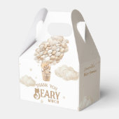 テディベアーバルーンバーリーウェイニュートラルベビーシャワー フェイバーボックス (正面サイド)