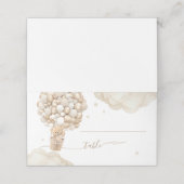 テディベアーバルーンビー待ちベイビーシャワーゲーム プレイスカード (外部開封)