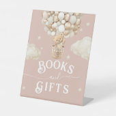 テディベアーバルーンベビーシャワーブック 台座サイン (正面)