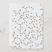 テディベアーバルーンボーイバーリーウェイベビーシャワー 招待状 (裏面)