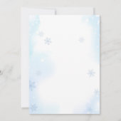 テディベアーバルーンボーイバーリーウェイベビーシャワー 招待状 (裏面)