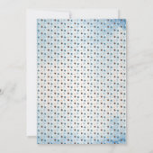 テディベアービーウェイボーイ赤ちゃんシャワービンゴ 招待状 (裏面)