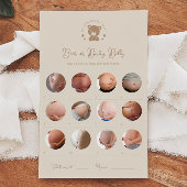 テディベアービールまたはベビーベリーベイビーシャワーゲーム