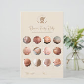 テディベアービールまたはベビーベリーベイビーシャワーゲーム (スタンド正面)