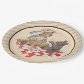 テディベアーピクニック ペーパープレート (アングル)