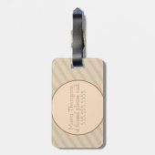 テディベアーピクニック ラゲッジタグ (裏面縦)