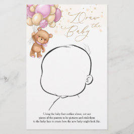 テディベアーピンクバルーンベビーゲーム