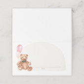 テディベアーピンク我々は心から待つことができる座席表 プレイスカード (外部開封)