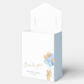 テディベアーブルータンバルーンベビーシャワー フェイバーボックス (オープン)