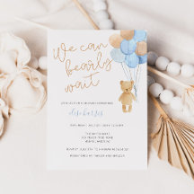 テディベアーブルータンバルーンベビーシャワー