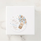 テディベアーブルーバルーンバーリーウェイベビーシャワー フェイバータグ (インサイチュ)