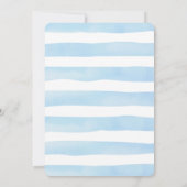 テディベアーベイアリーかわいいベビーシャワー招待状 招待状 (裏面)