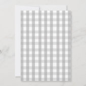 テディベアーホットエアバルーングリーンベビーシャワー 招待状 (裏面)