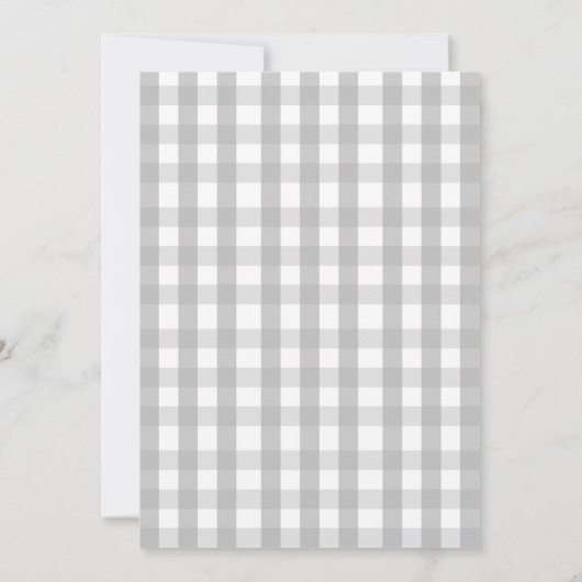 テディベアーホットエアバルーングリーンベビーシャワー 招待状 (裏面)