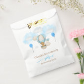 テディベアーホットエアバルーン女の子の誕生日ありがとう フェイバーバッグ (封をした状態)