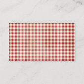 テディベアーホリデーボーイベビーシャワーブズベビー エンクロージャーカード (裏面)