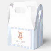 テディベアーボーイクラシックベビーシャワー フェイバーボックス (オープン)