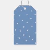 テディベアーボーイ赤ちゃんシャワーのお願い ギフトタグ (裏面)