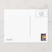 テディベアーポ空白のステカード ポストカード (裏面)