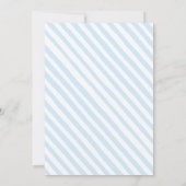 テディベアームーンと星の赤ちゃんシャワー招待 招待状 (裏面)