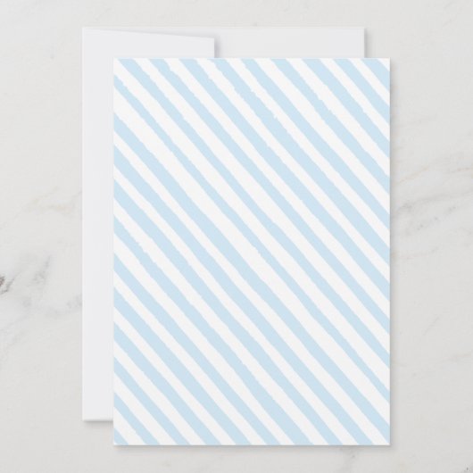 テディベアームーンと星の赤ちゃんシャワー招待 招待状 (裏面)