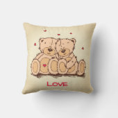 テディベアーラブピロー クッション (裏面)