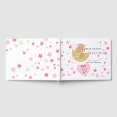 テディベアーラブベビーガールシャワー ゲストブック (全面)