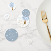 テディベアーリーウェイブルーボーイベビーシャワー コンフェッティ (グループ)