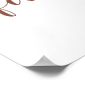 テディベアーリーウエイトウェルカムファースト誕生日 ポスター (角)