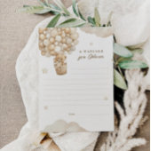 テディベア初誕生日タイムカプセルマッサージ エンクロージャーカード