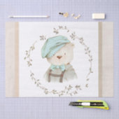 テディベア可愛い可愛い可愛いシンプル手描き 薄葉紙 (クラフト)