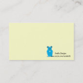 テディベア名刺 名刺 (裏面)