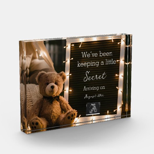 テディベア妊娠の発表と居心地の良い夜 フォトブロック (左)