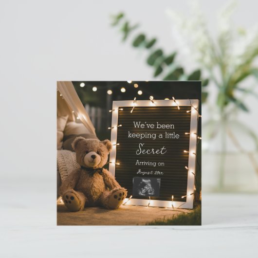 テディベア妊娠の発表と居心地の良い夜 招待状 (スタンド正面)