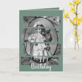 テディベア小さな女の子1900年代の可愛らしい人形 カード (黄色い花)