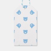 テディベア少年ベビーシャワー ギフトタグ (裏面)