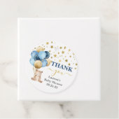 テディベア少年ベビーシャワー フェイバータグ (インサイチュ)