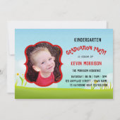 テディベア幼稚園卒業式パーティー 招待状 (裏面)