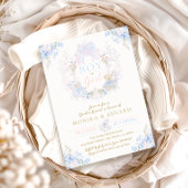 テディベア弓フローラ少年または少女のジェンダーの明かす 招待状