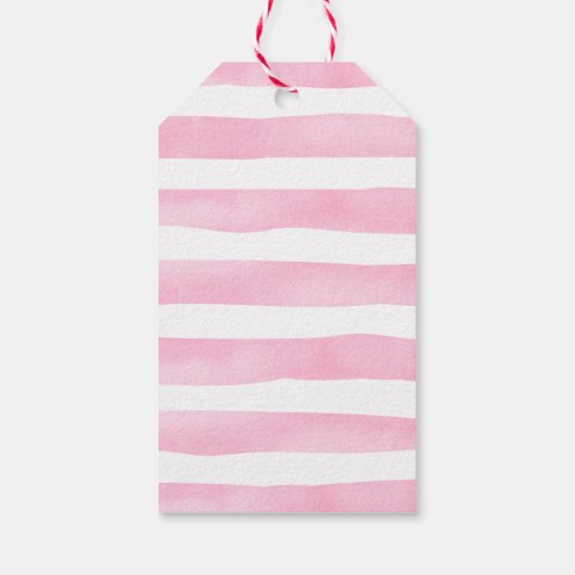 テディベア感謝の多くの赤ちゃんシャワーギフトT ギフトタグ (裏面)