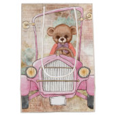 テディベア抱き枕 ミディアムペーパーバッグ (裏面)