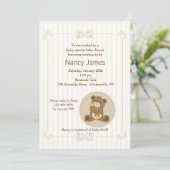 テディベア招待状 招待状 (スタンド正面)