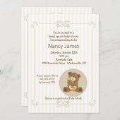 テディベア招待状 招待状 (正面/裏面)