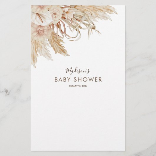 テディベア推測誰が赤ちゃんシャワーのゲーム (裏面)