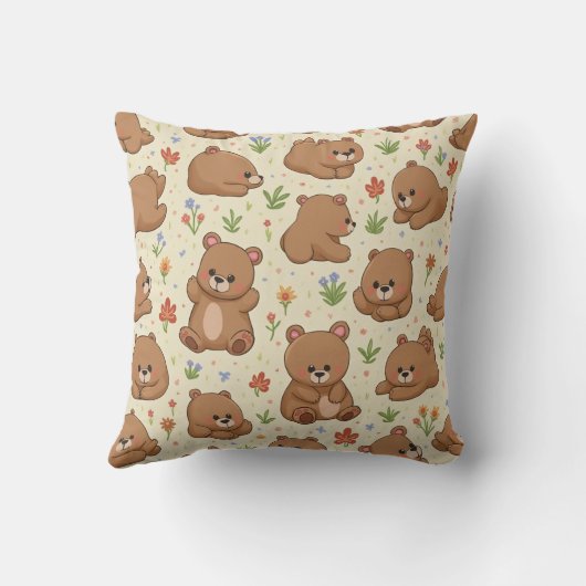 テディベア枕クッション クッション (裏面)